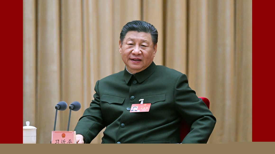 习近平在出席解放军和武警部队代表团全体会议时强调 强化使命担当 深化改革创新 全面提升新兴领域战略能力